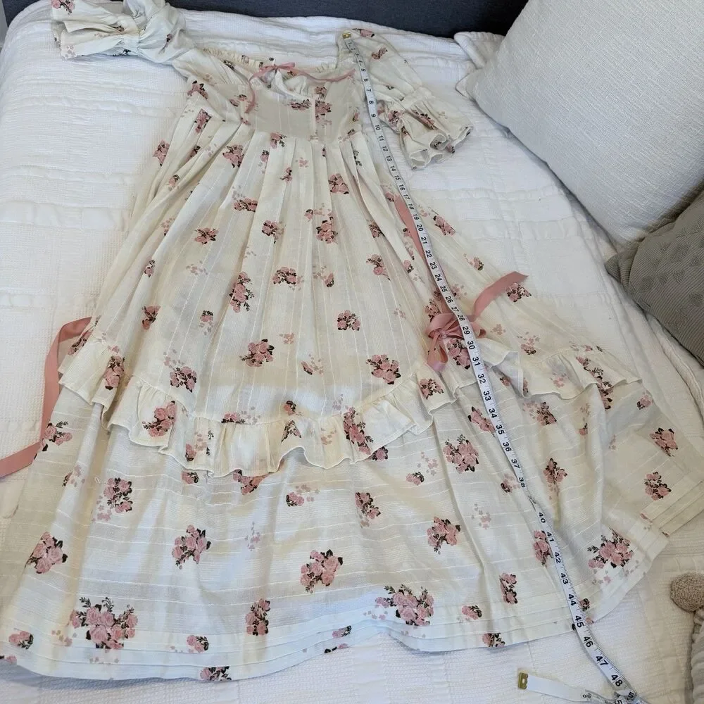 [ON HOLD NOT FOR SALE] Floral Off-Shoulder Dress - Picture 13 of 14